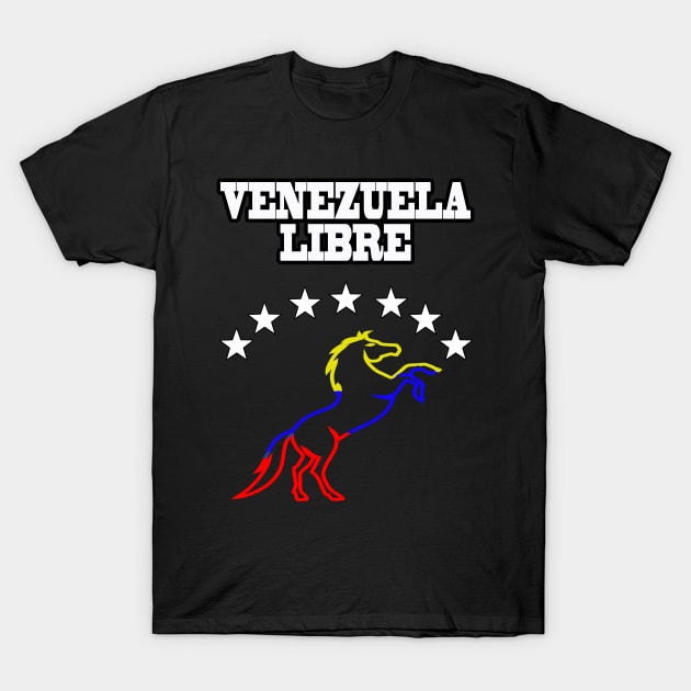 Venezuela Libre - Free Venezuela T-Shirt by Korvus78
